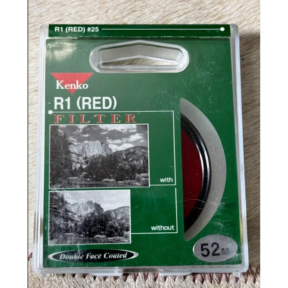 Kenko R1 Red Lens Filter 52mm Pro Color Effect Camera Glass New